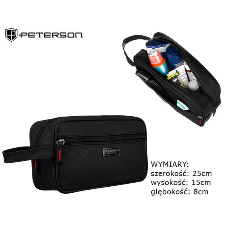 Kozmetická taška PETERSON PTN KOS-ME-2 z ekokože