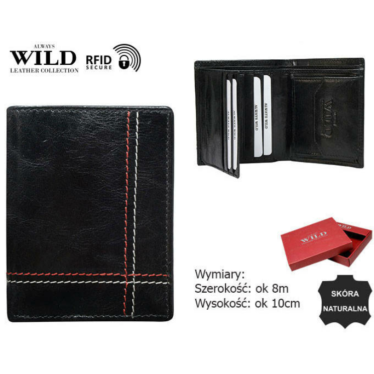 Kožená peňaženka ALWAYS WILD RFID N20197-VTK-D