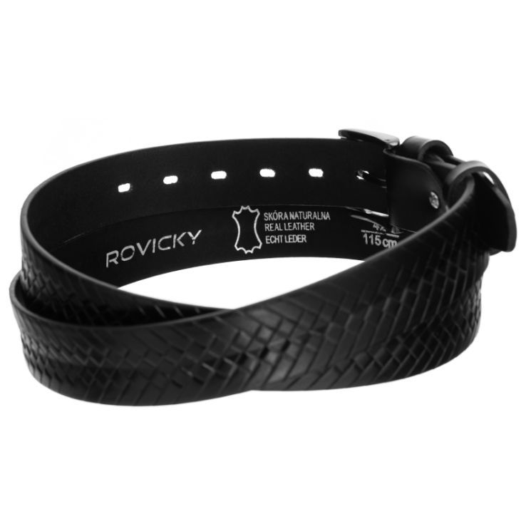 ROVICKY Pánsky kožený opasok, veľkosť 105