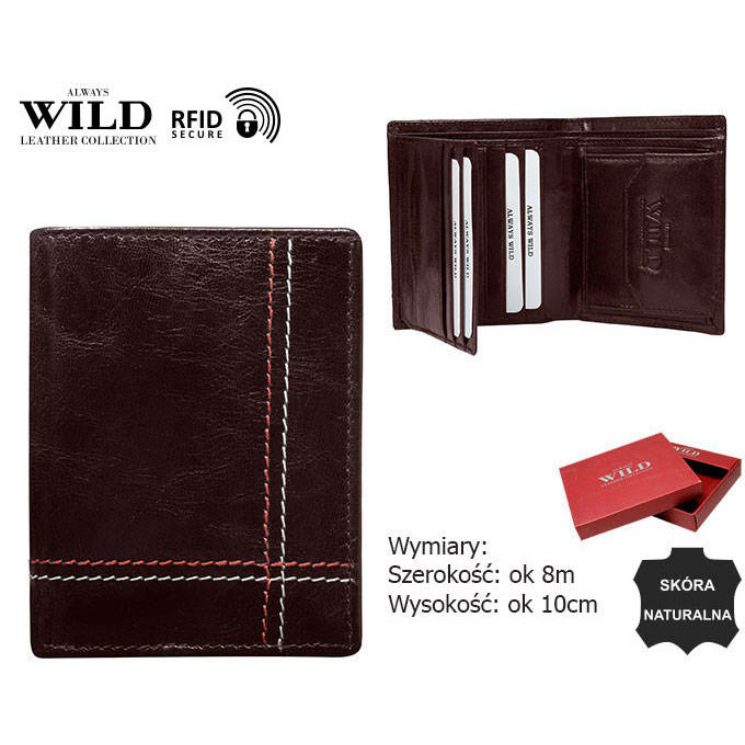 Kožená peňaženka ALWAYS WILD RFID N20197-VTK-D