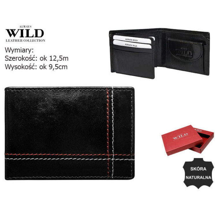 Kožená peňaženka ALWAYS WILD RFID N20196-VTK-D