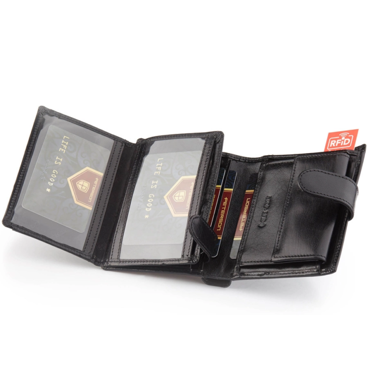 PETERSON PTN 348Z 2-1-1-1 kožená peňaženka RFID