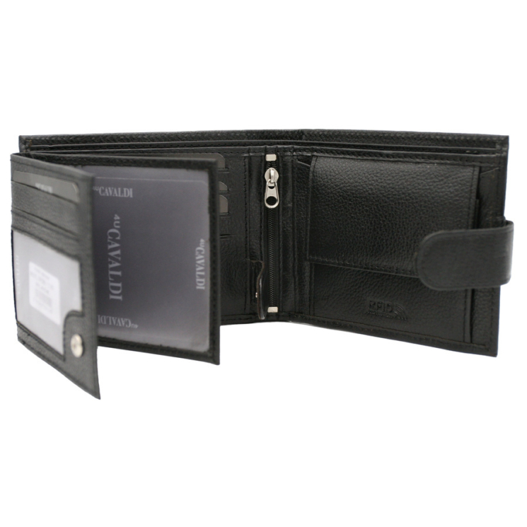 Kožená peňaženka N992L-GPDM Black