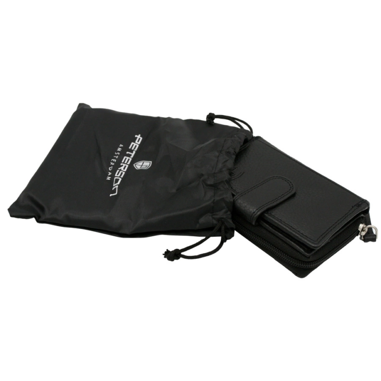 Kožená taška + peňaženka PTN D72-DS Black