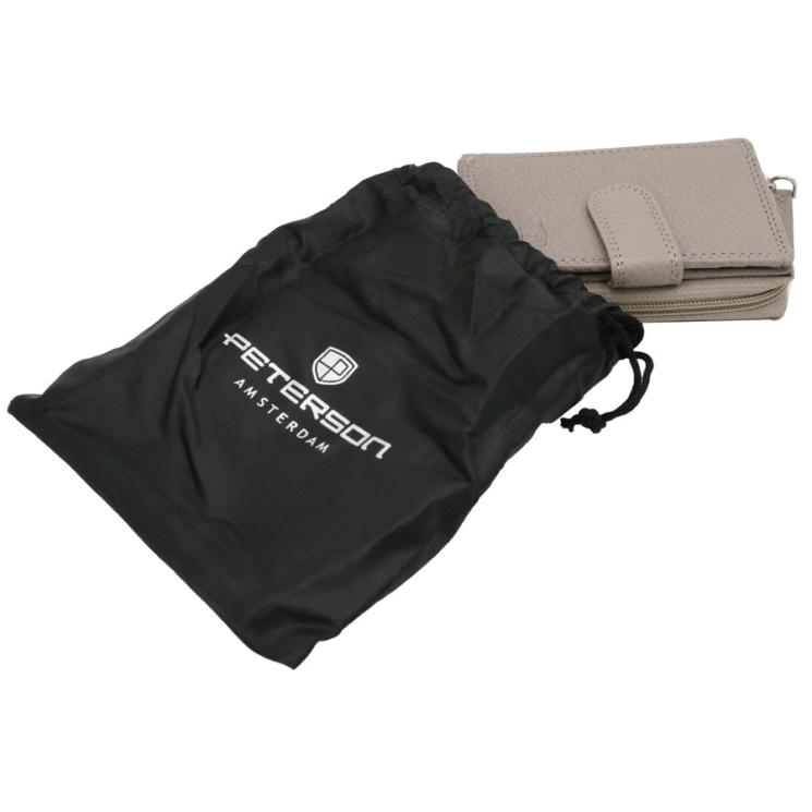 Kožená taška + peňaženka PTN D72-DS Black