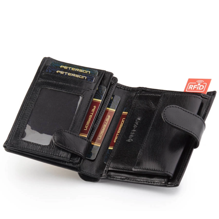 PETERSON PTN 348Z 2-1-1-1 kožená peňaženka RFID