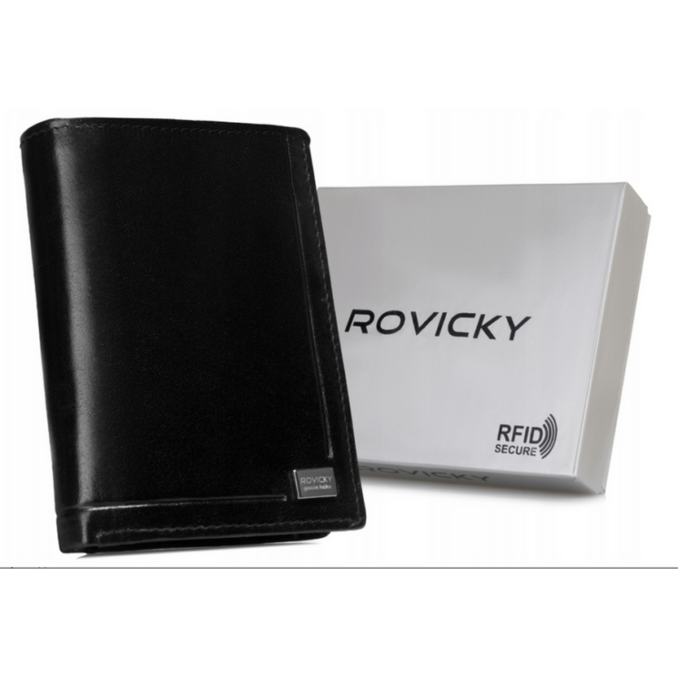 Elegantná pánska peňaženka z pravej kože s ochranou RFID