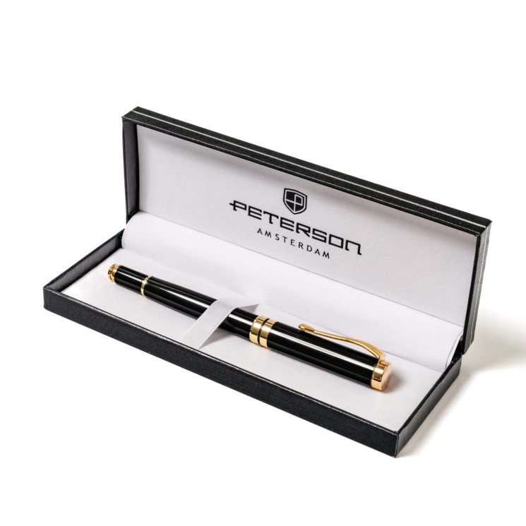 Elegantné guľôčkové pero v darčekovej krabičke Peterson PTN 339 Gold