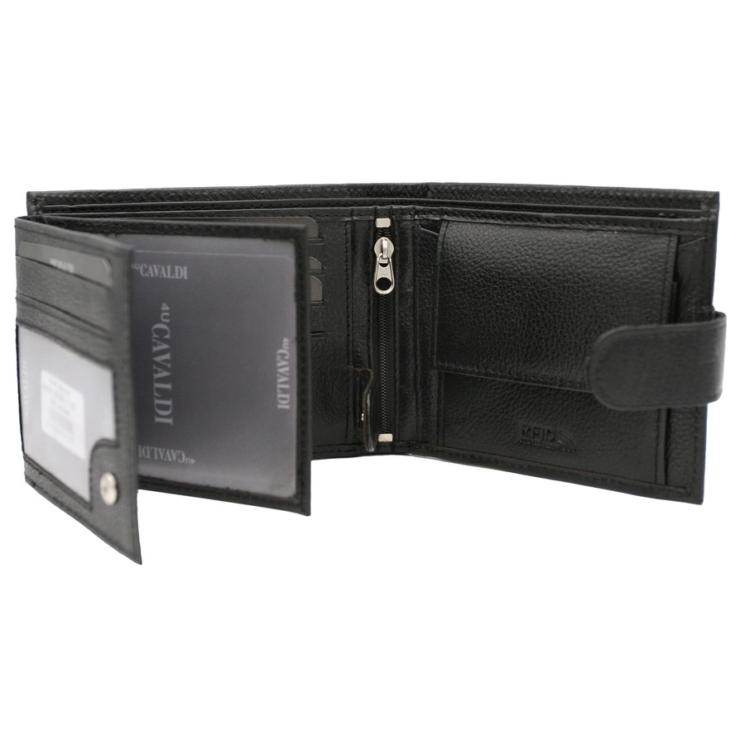 Kožená peňaženka N992L-GPDM Black