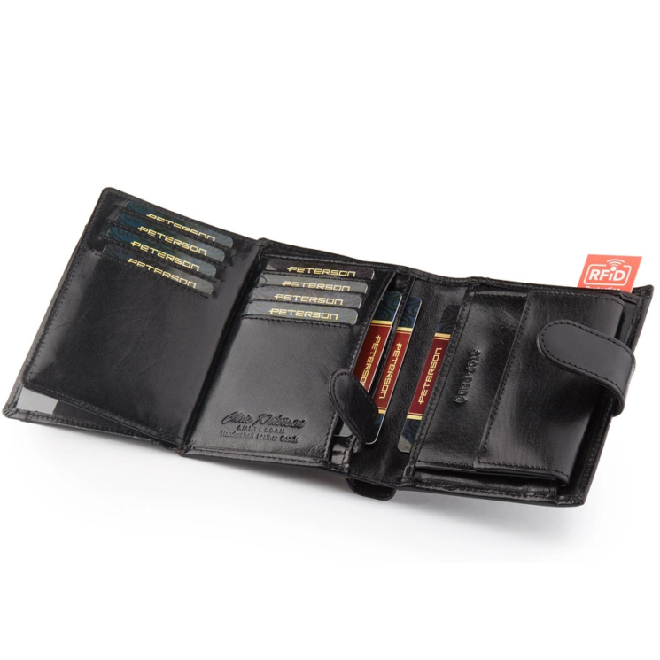 PETERSON PTN 348Z 2-1-1-1 kožená peňaženka RFID