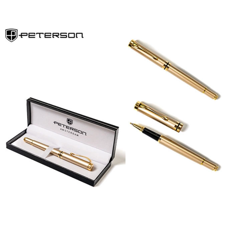 Elegantné guľôčkové pero v darčekovej krabičke Peterson PTN 339 Gold