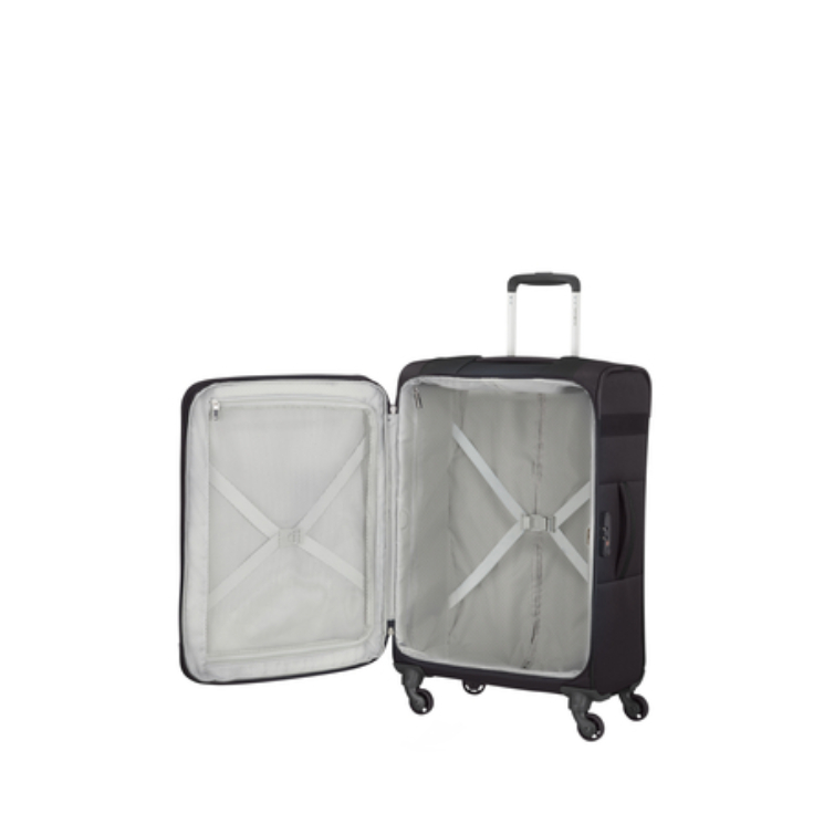 Samsonite Citybeat rozkladací spinner kufor strednej veľkosti 66 cm Black