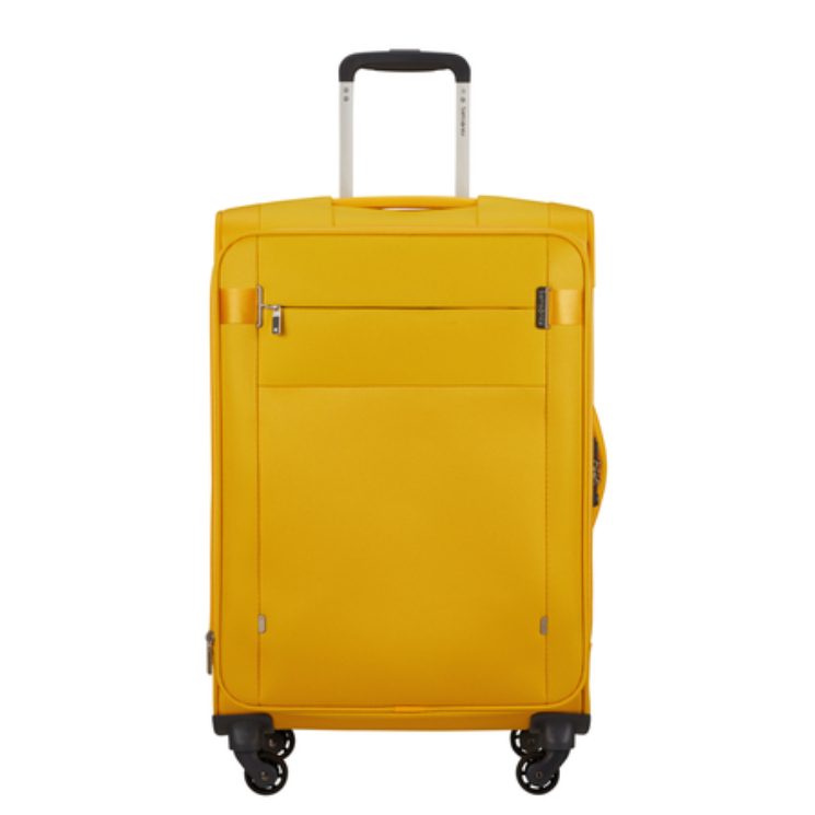 Samsonite Citybeat rozkladací spinner kufor strednej veľkosti 66 cm GoldenYellow