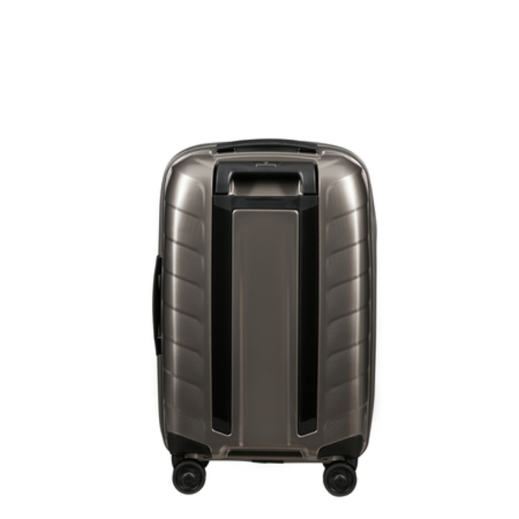 Samsonite Attrix Spinner Rozšíriteľná kabínová taška 55x35x23 cm Dune 10 rokov záruka