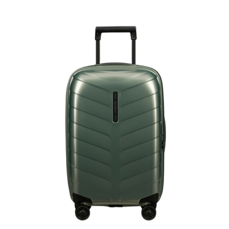 Samsonite Attrix Spinner Rozšíriteľná kabínová taška 55x35x23 cm BasilGreen 10 rokov záruka
