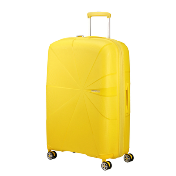 American Tourister Starvibe Spinner Rozšíriteľný kufor 77 cm citrón 3 roky záruka