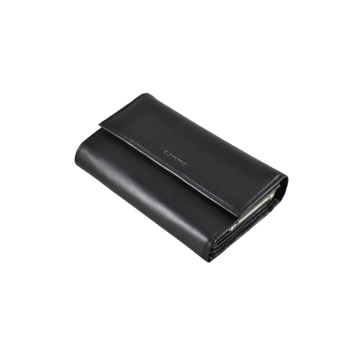 Emporio Valentini Kožená peňaženka v rámčeku 306230 Black