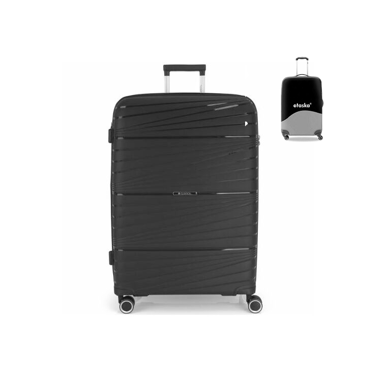 Gabol Kufrík veľkej veľkosti GA-1220L Black s darčekovým obalom