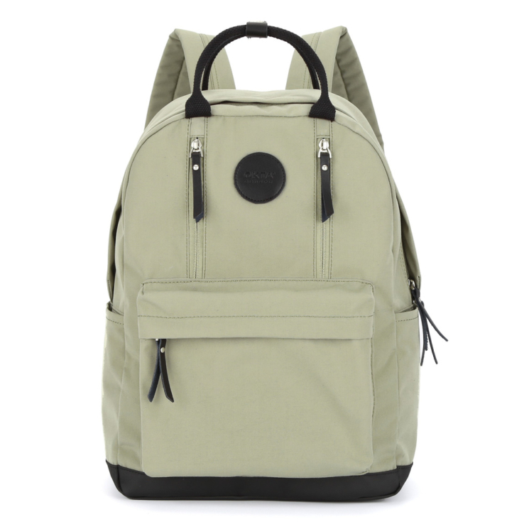 Módny mestský batoh na notebook A4, khaki - Himawari