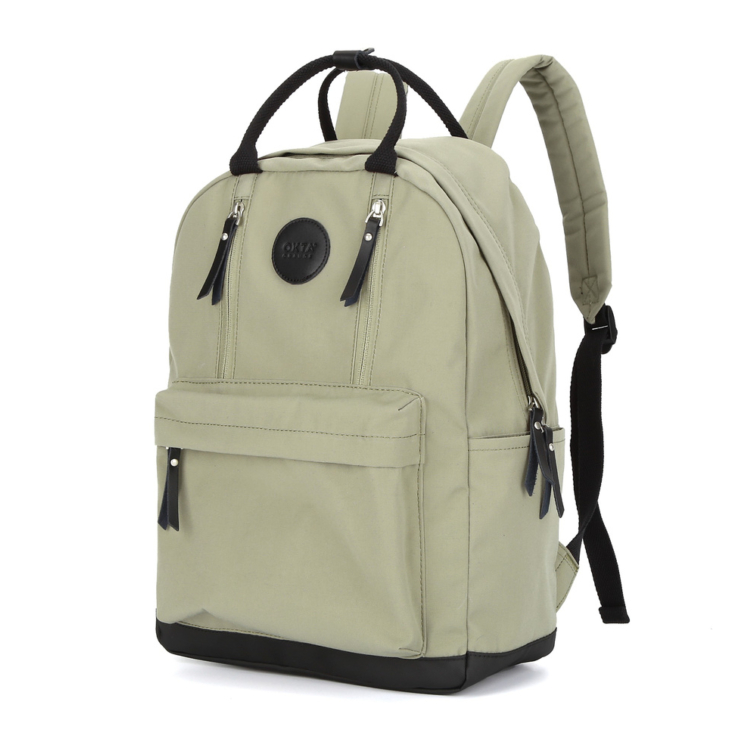 Módny mestský batoh na notebook A4, khaki - Himawari