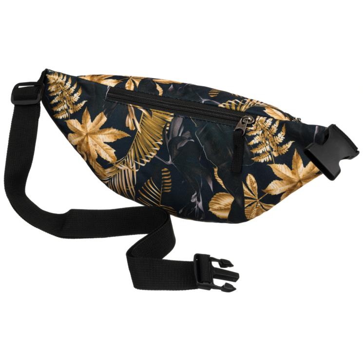 Priestranná dámska taška Fanny Pack s módnym vzorom