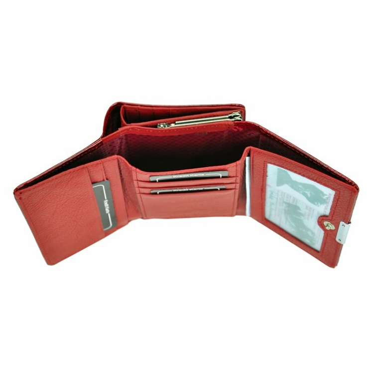 Malá dámska peňaženka Jennifer Jones v červenej farbe