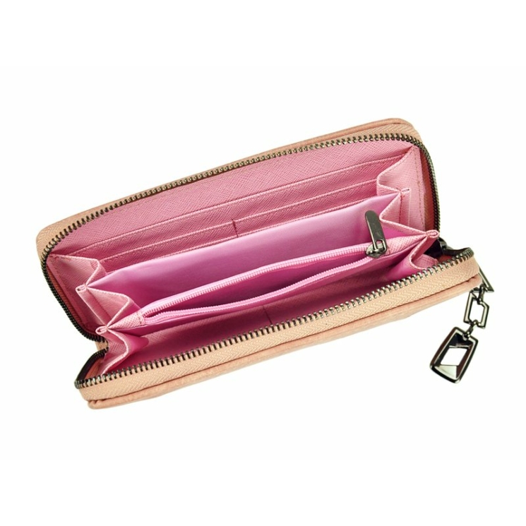 Kvetinový vzor Dámska sivá peňaženka