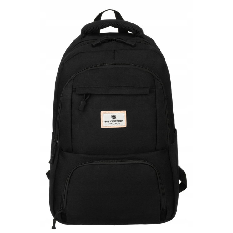 Peterson Mestský batoh na notebook s držiakom na notebook Black