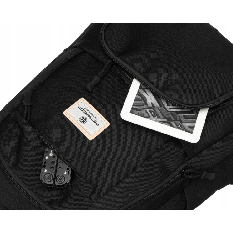 Peterson Mestský batoh na notebook s držiakom na notebook Black