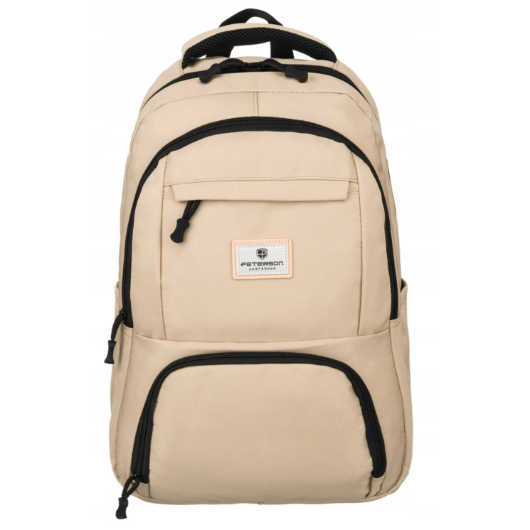 Peterson City Batoh s držiakom na notebook Béžová
