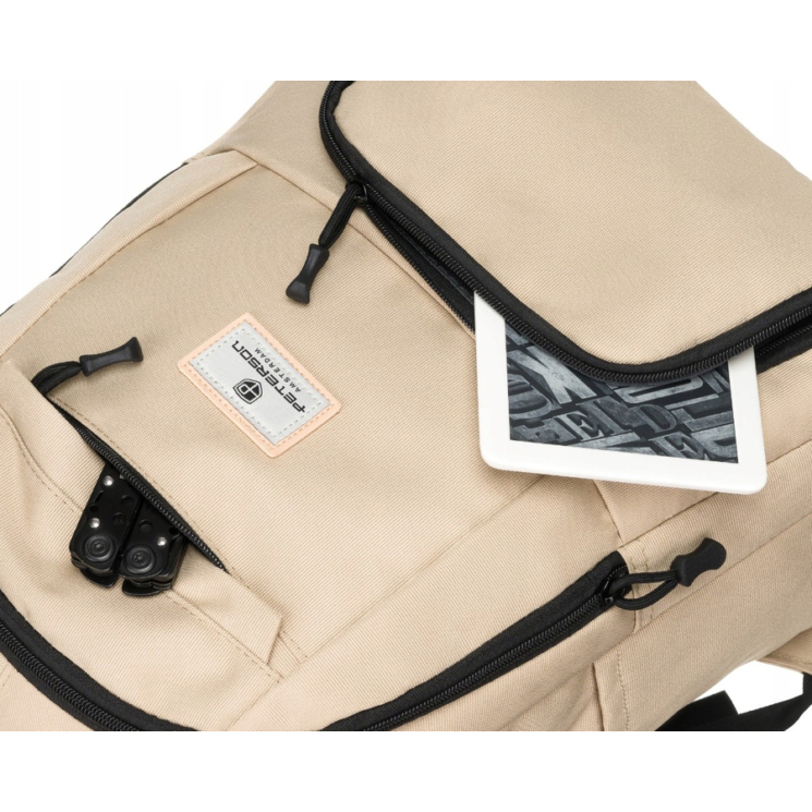 Peterson City Batoh s držiakom na notebook Béžová