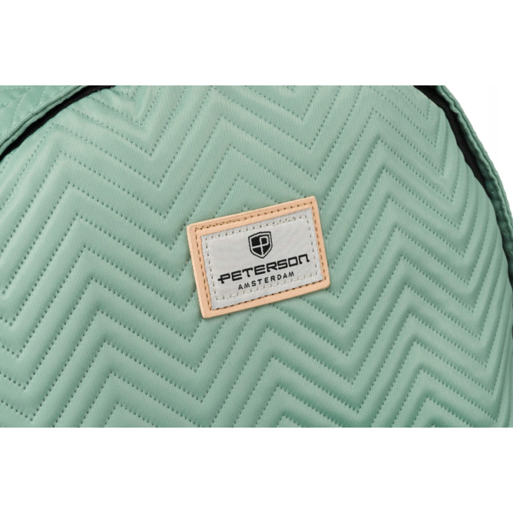 Polyesterový batoh s chlopňou Mint green