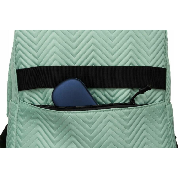 Polyesterový batoh s chlopňou Mint green
