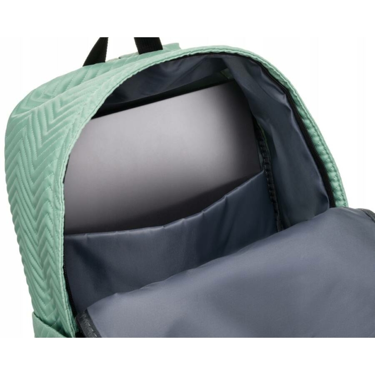 Polyesterový batoh s chlopňou Mint green