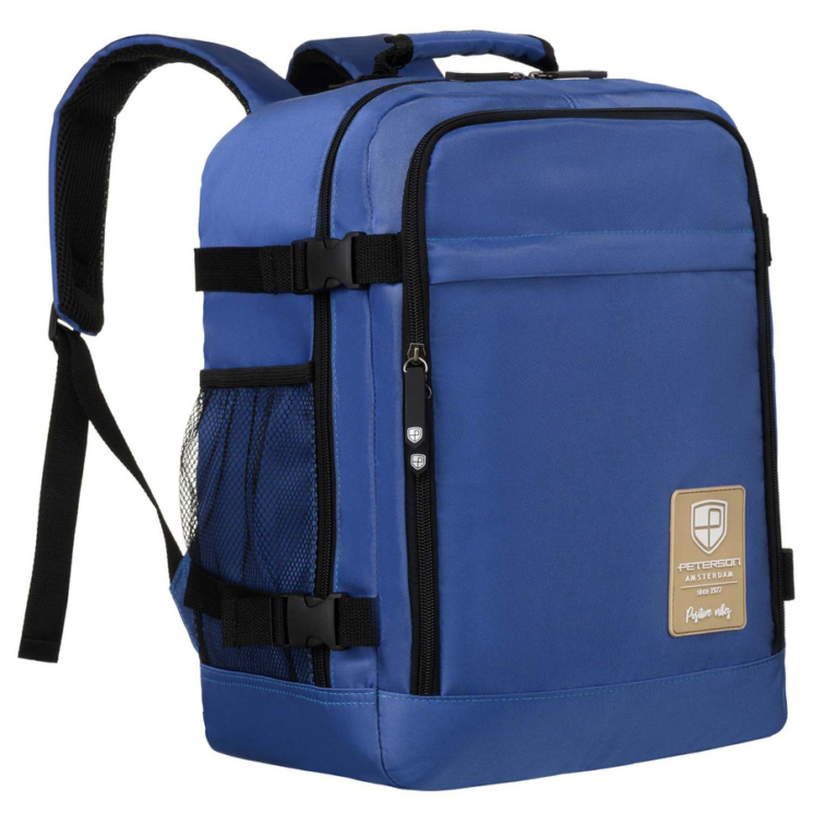 Peterson 3-funkčný priestranný cestovný batoh, WizzAir, veľkosť 40x30x20cm, s USB konektorom
