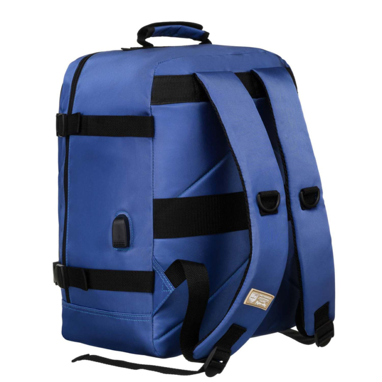 Peterson 3-funkčný priestranný cestovný batoh, WizzAir, veľkosť 40x30x20cm, s USB konektorom