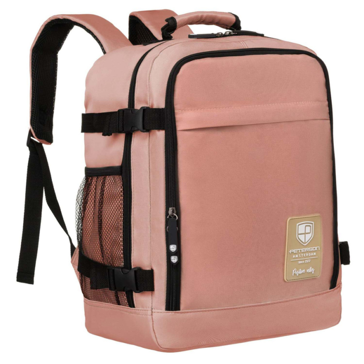 Peterson 3-funkčný priestranný cestovný batoh, WizzAir, veľkosť 40x30x20cm, s USB konektorom