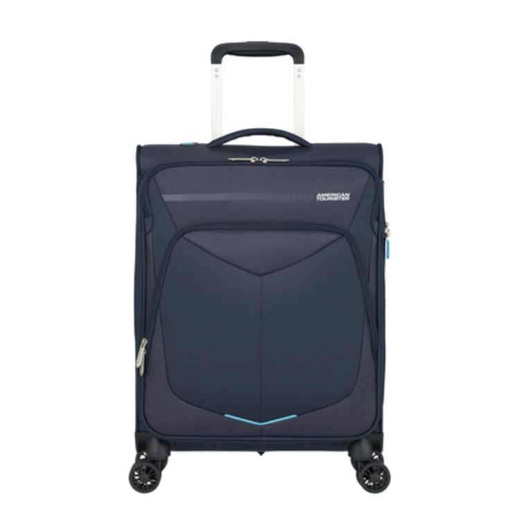 American Tourister Summerfunk Rozšíriteľný kufor Spinner Cabin 55 cm Navy