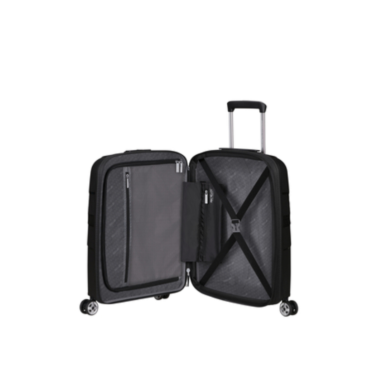 American Tourister Starvibe Spinner Kabinbőrönd 55cm Black 3 év záruka