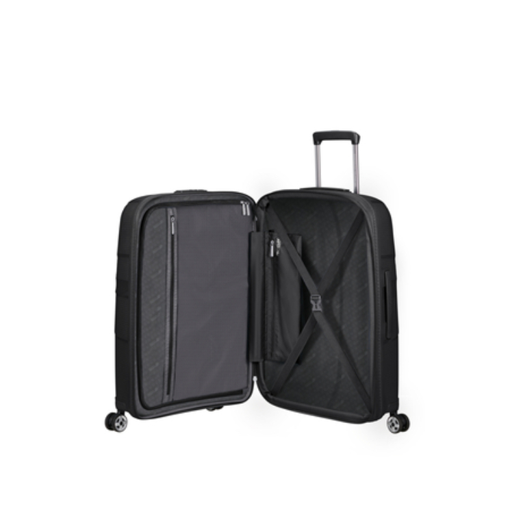 American Tourister Starvibe Spinner Rozšíriteľný kufor 67 cm čierny Záruka 3 roky