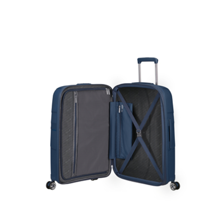 American Tourister Starvibe Spinner Rozšíriteľný kufor 67 cm Navy Záruka 3 roky