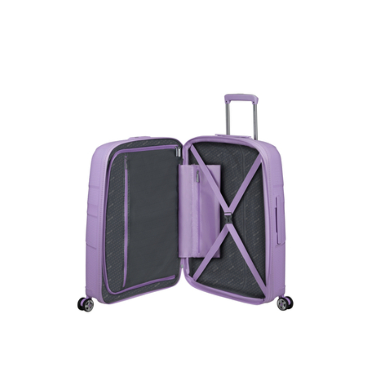 American Tourister Starvibe Spinner Výsuvný kufor 67 cm Lavender 3 roky záruka