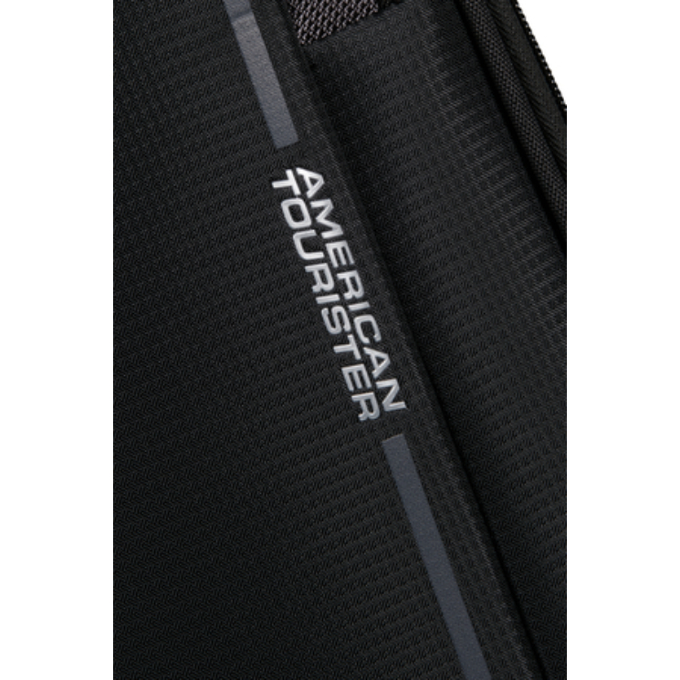 American Tourister Pulsonic Spinner Bőrönd 68cm AsphaltBlack