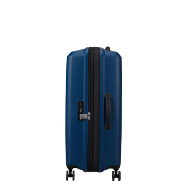 American Tourister Aerostep Spinner Rozšíriteľný kufor 67 cm Navy Záruka 3 roky