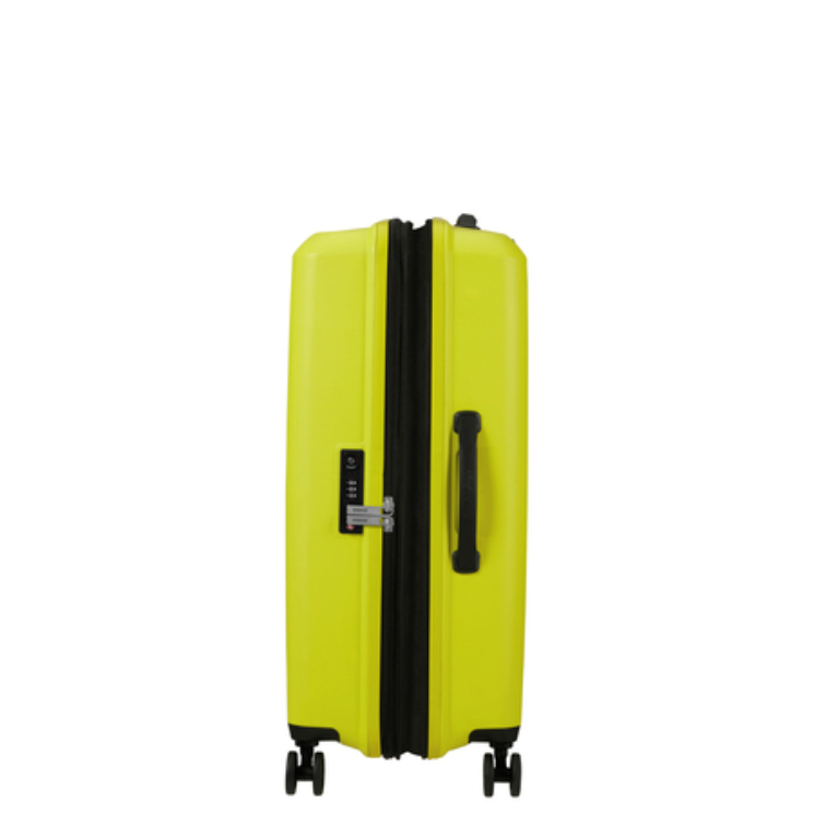 American Tourister Aerostep Spinner Rozšíriteľný kufor 67 cm Lime Záruka 3 roky