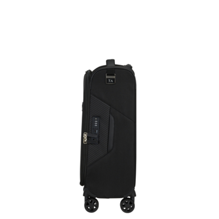Litebeam Spinner Cabin Leather End 55 cm Záruka 5 rokov Black