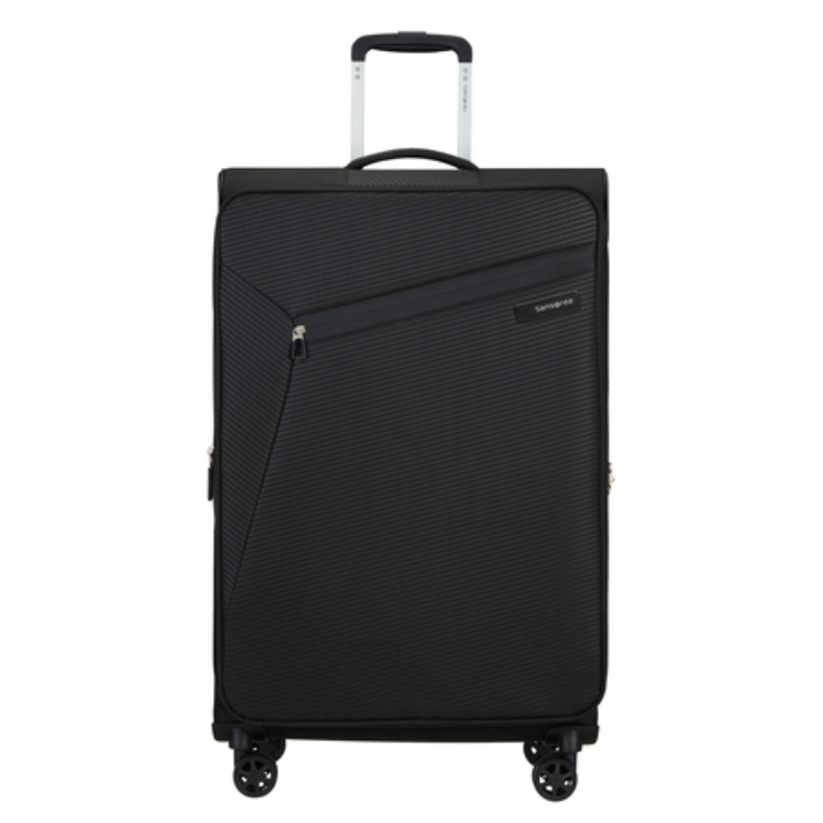 Litebeam Spinner Rozšíriteľný kožený koniec 77 cm Záruka 5 rokov Čierna