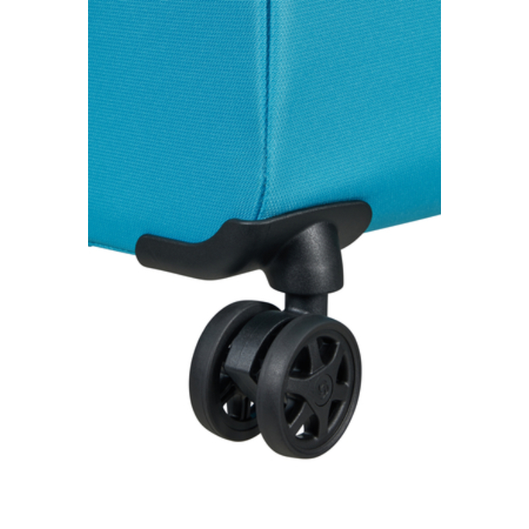 Litebeam Spinner Rozšíriteľný kožený koniec 77 cm Záruka 5 rokov Svetlomodrá