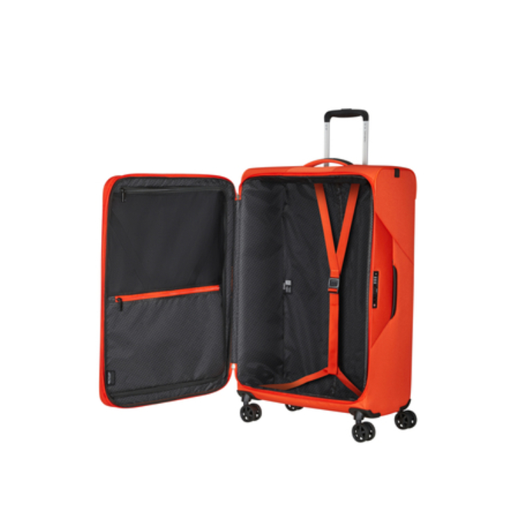 Litebeam Spinner Rozšíriteľný kožený koniec 77 cm Záruka 5 rokov Orange