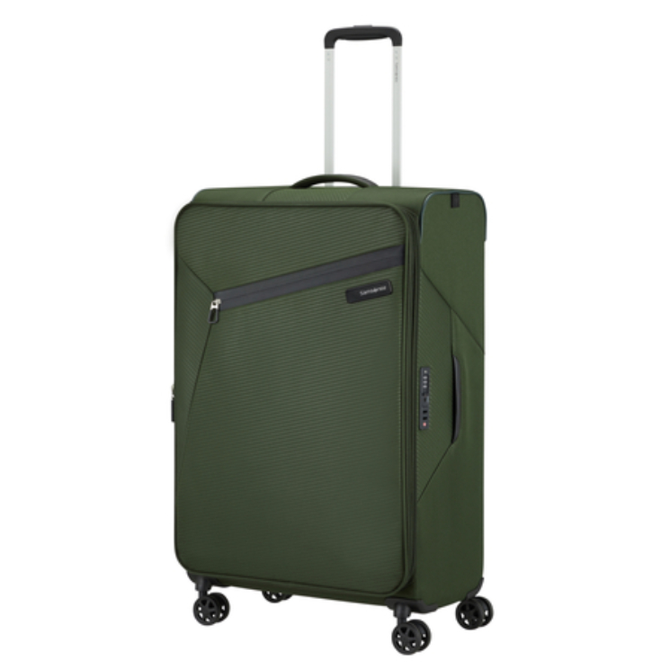 Litebeam Spinner Rozšíriteľný kožený koniec 77 cm Záruka 5 rokov Tmavo zelená